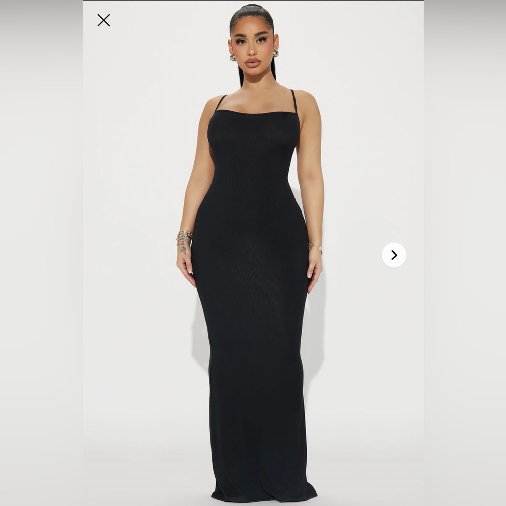 Black sun dress